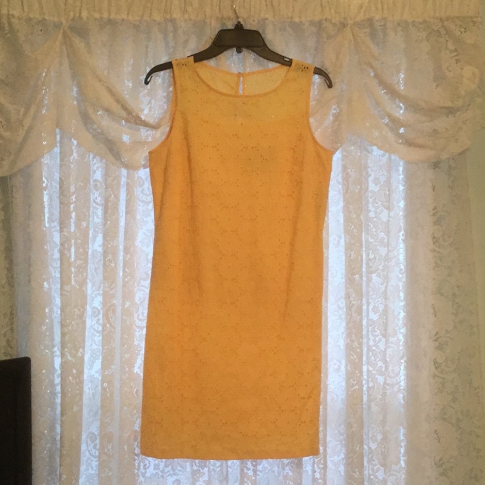 Yellow Shift Dress